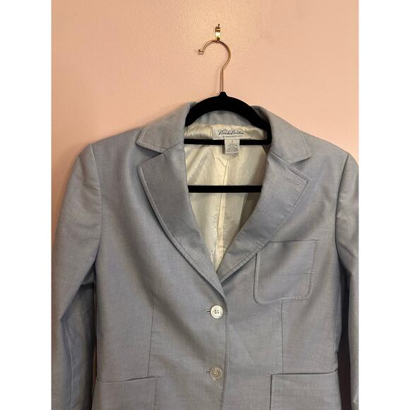 Brooks Brothers Women's Light Blue Blazer Suit Jacket 6 - Picture 4 of 7